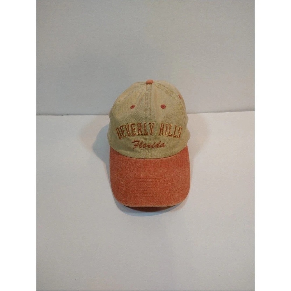 Beverley Hills Florida Hat Stonewashed Distictible Headwear 100% Cotton  RN#9